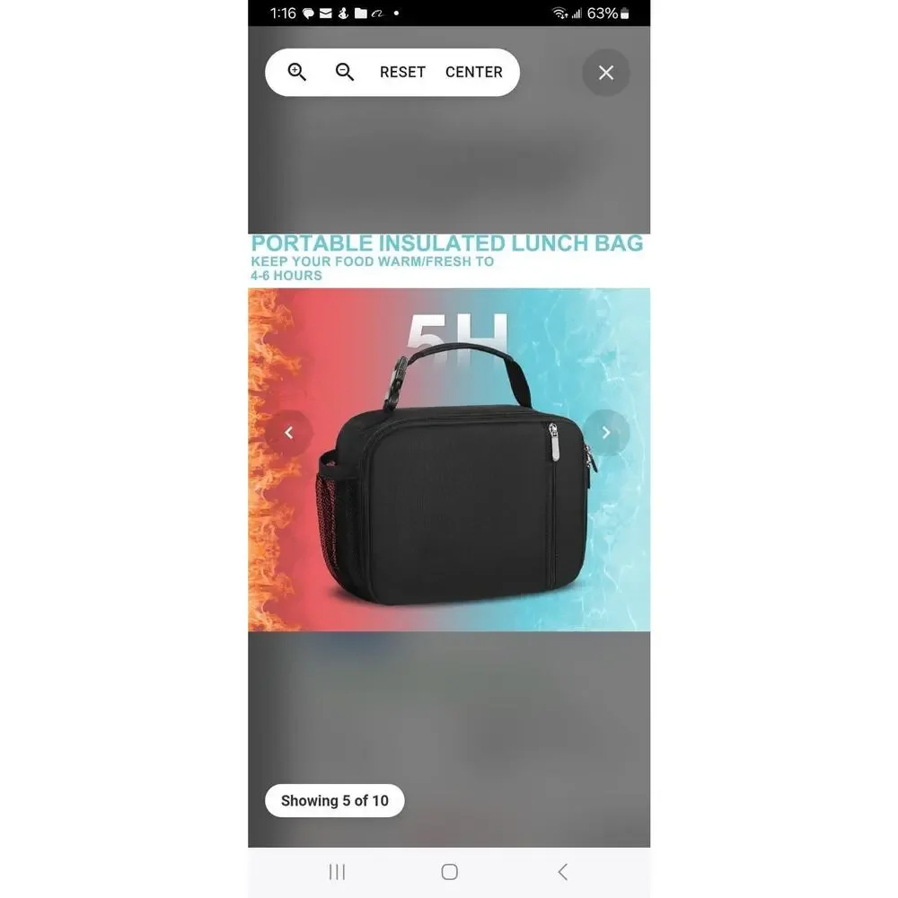 Black Lunch Box/Bag